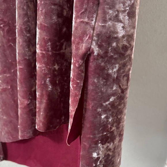 BP Velvet Short Sleeve Top - Pink/mauve - Picture 4 of 4